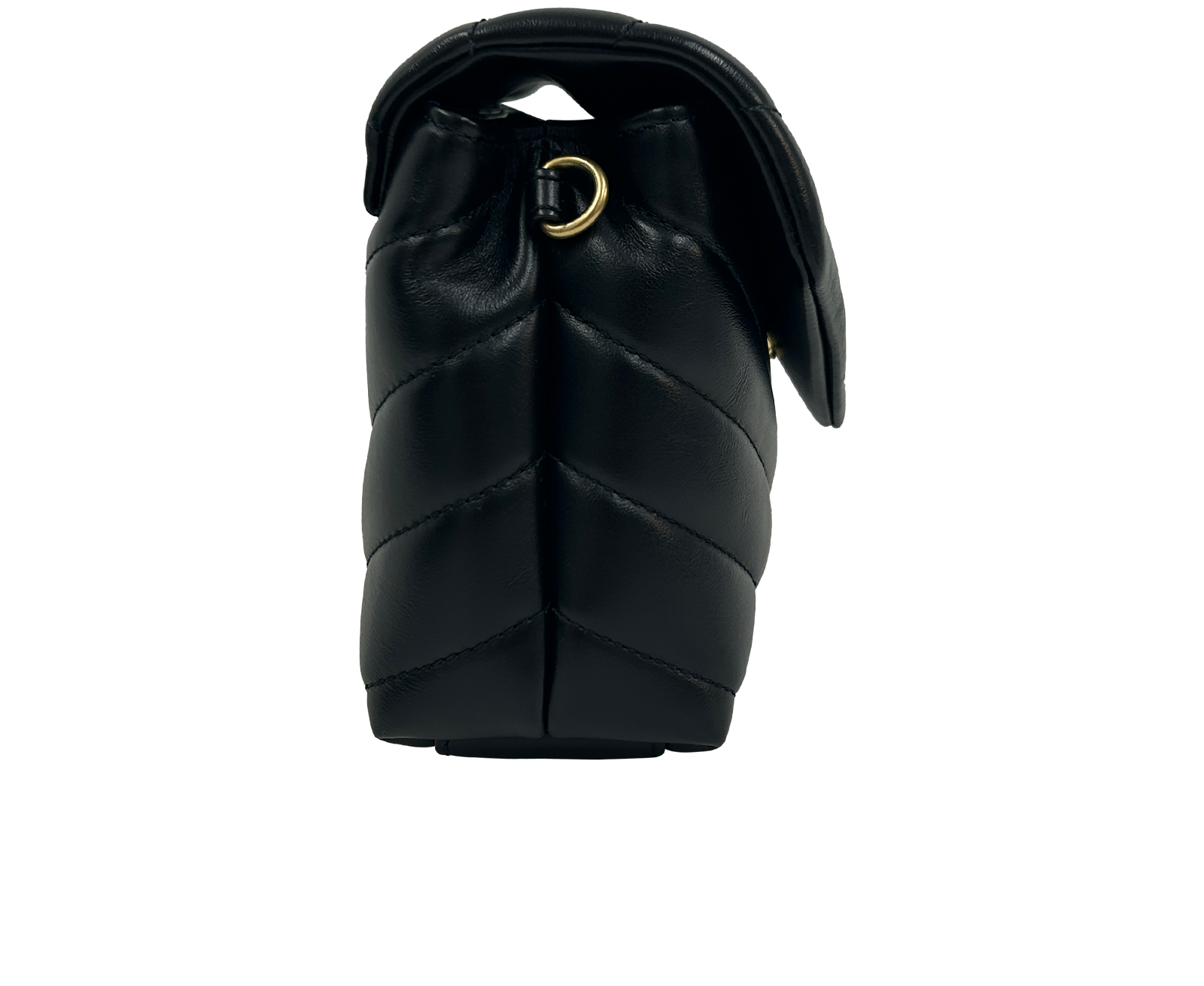 Saint Laurent, 1.400&euro;, Bolso, Negro, Animal - Piel, Vista lateral